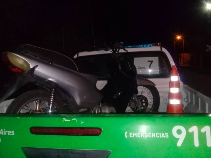 Encontraron una bicicleta y una moto abandonada sin patente